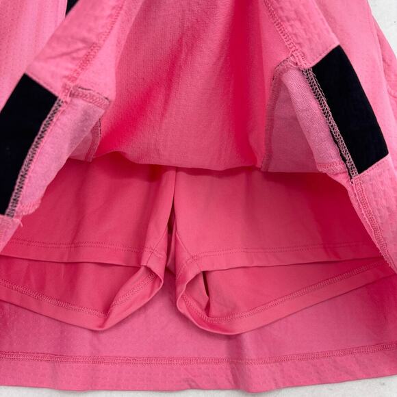 Bette & Court Skort Size M Pink Black Textured Knit Stretch Pull On Tennis Golf - Picture 3 of 10